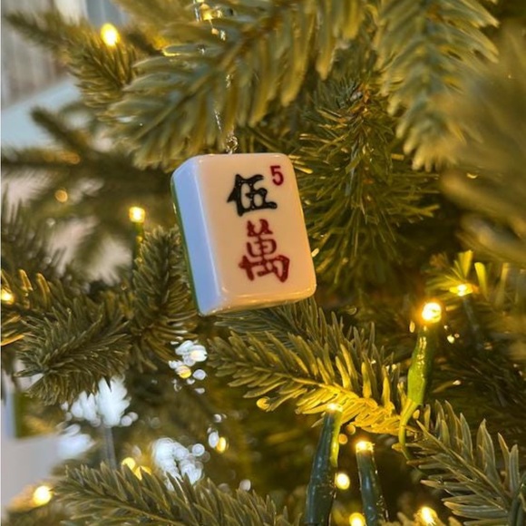 Mahjong Christmas Tree Ornaments - Picture 4 of 5